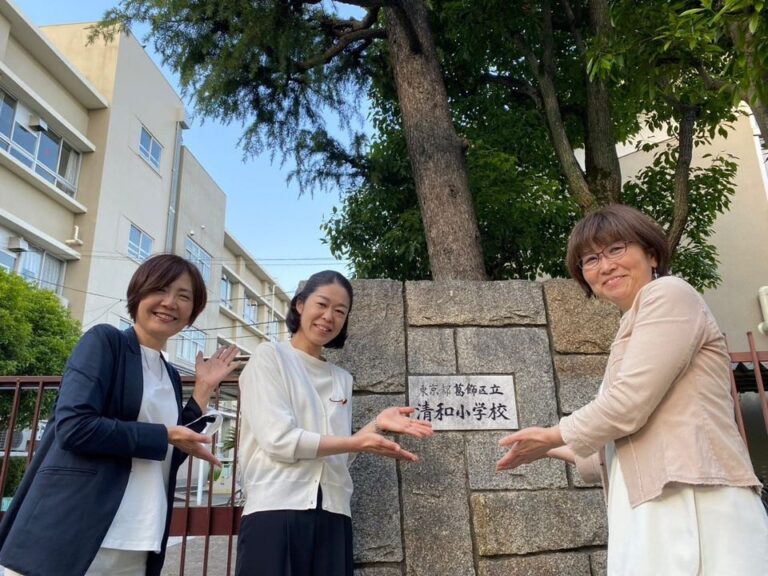 既存小学校の断熱改修を見学